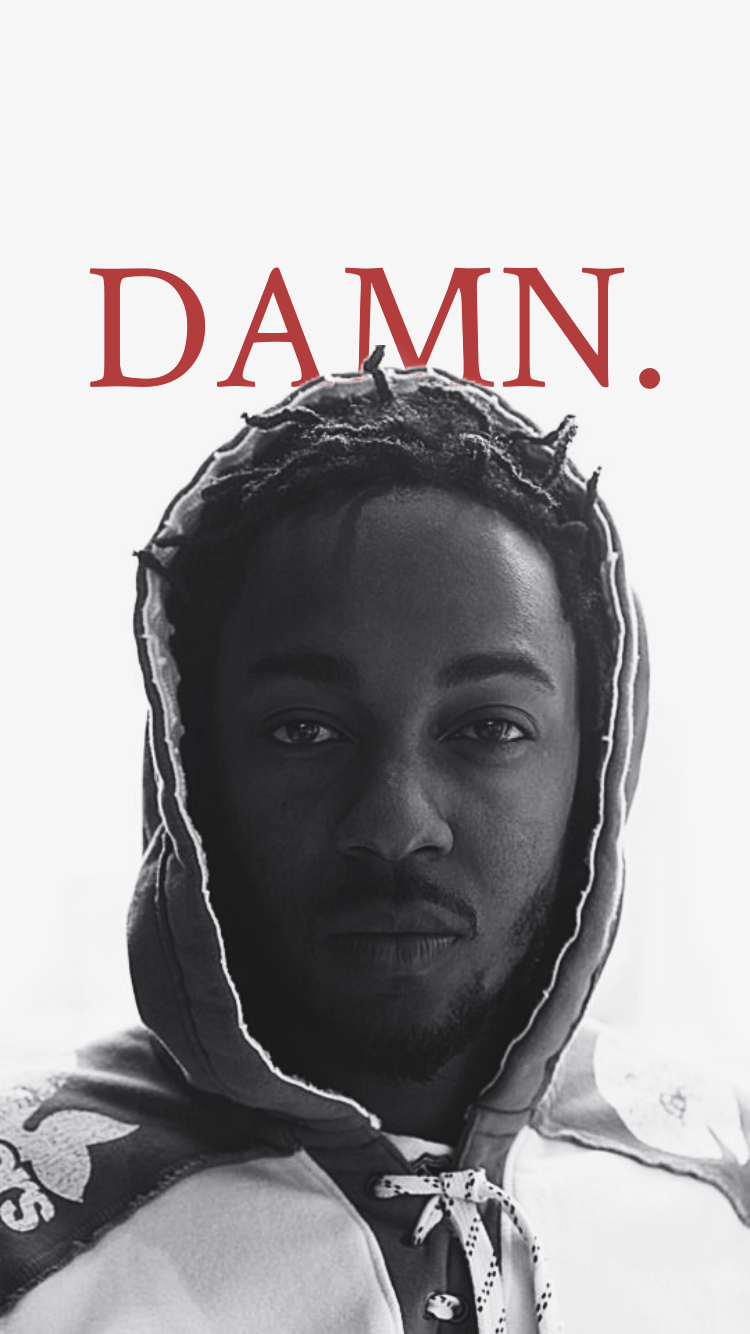 Kendrick Lamar DAMN. copertina, 750x1334 Full HD Verticale, iPhone Air