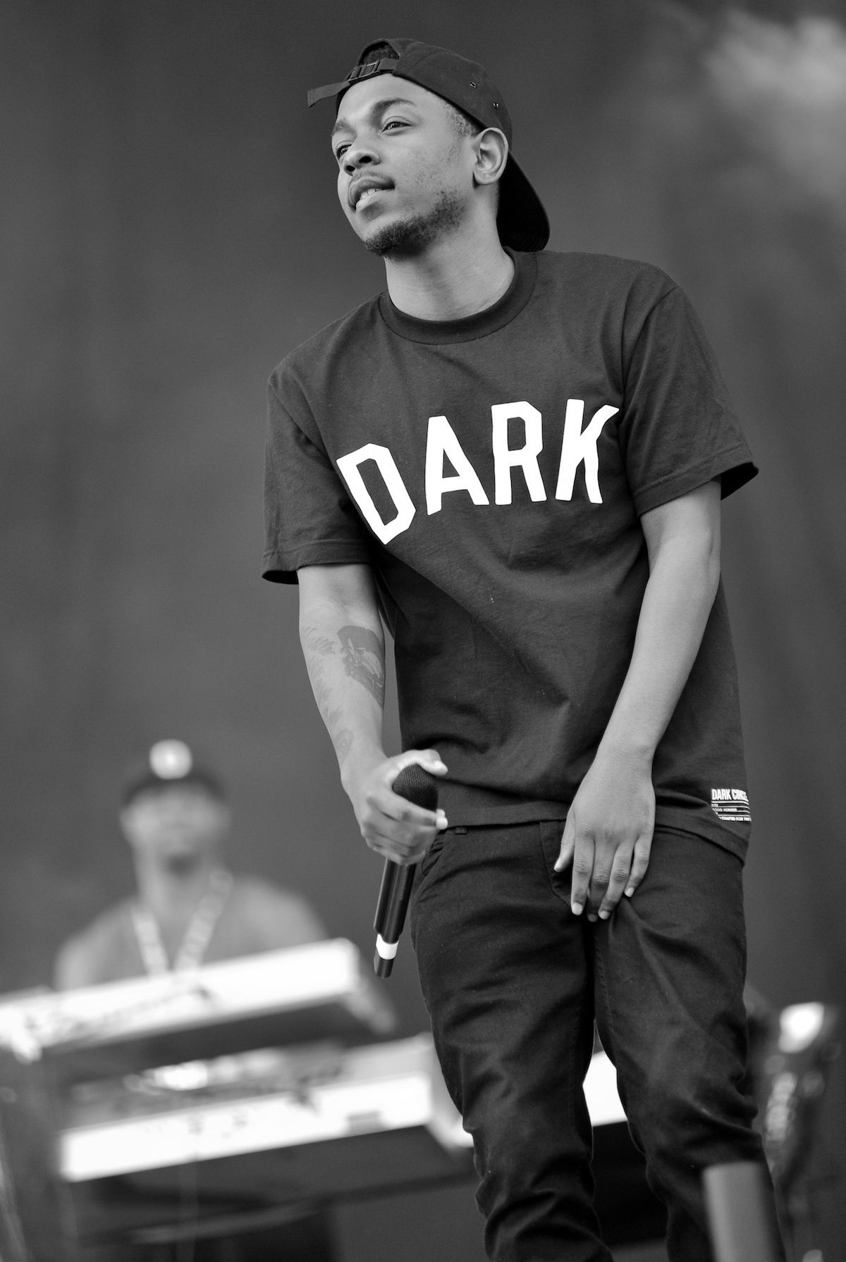 Kendrick Lamar profilo bianco e nero, 736x1309 Full HD Verticale, iPhone Pro Max