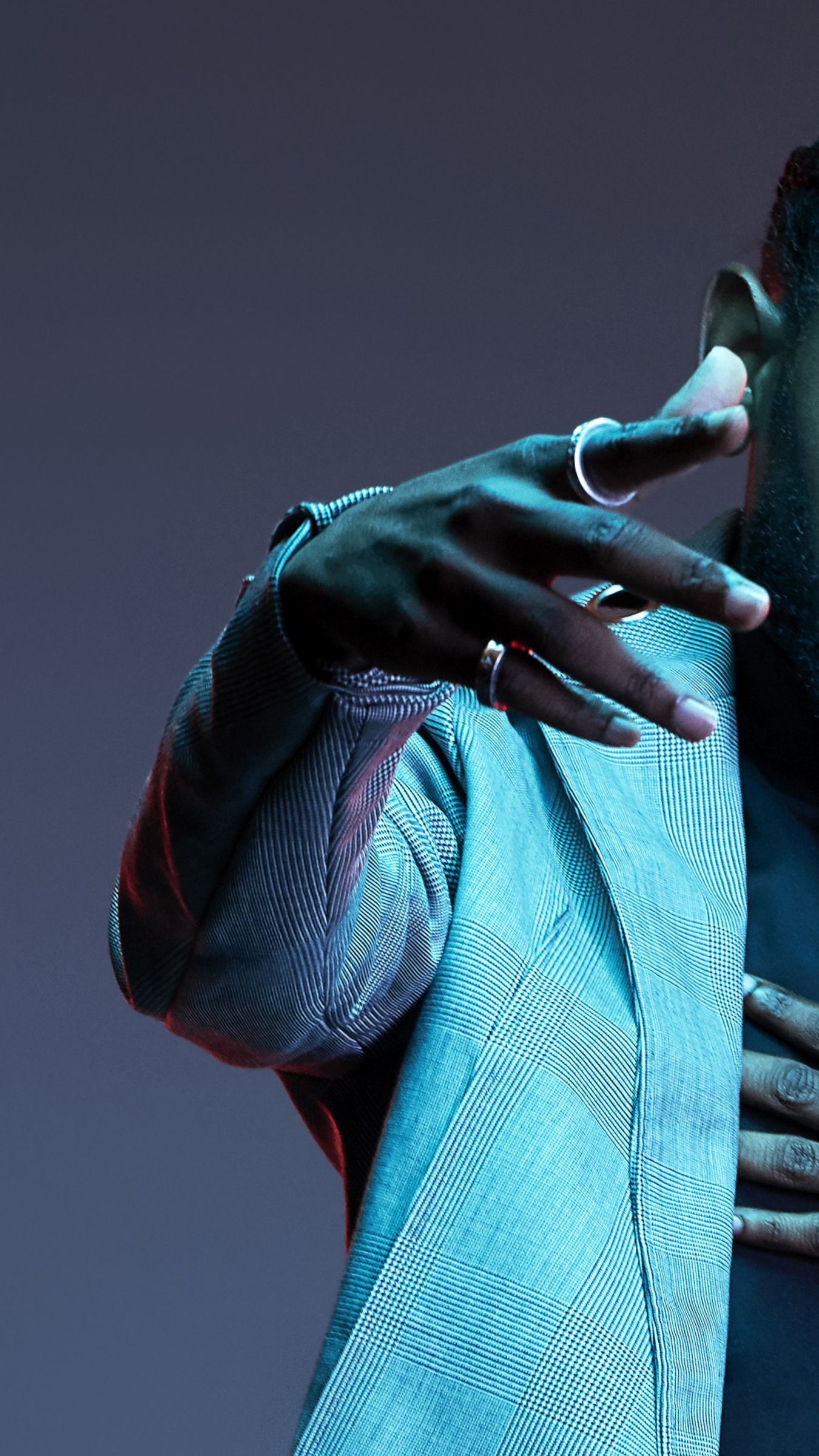 Kendrick Lamar concerto microfono, 750x1334 Verticale, iPhone Plus