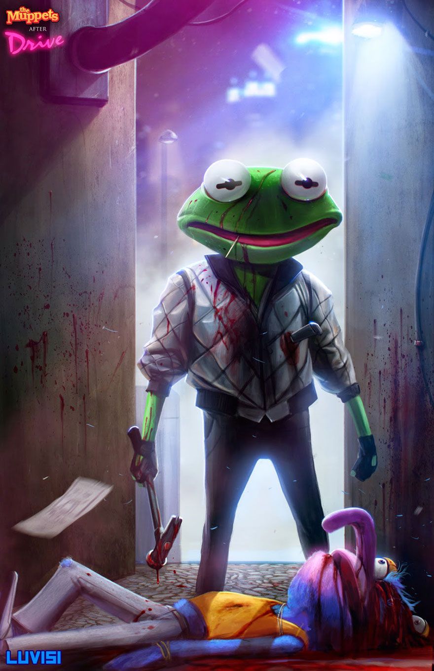 Kermit la Rana gangster, 880x1358 Verticale, Mobile