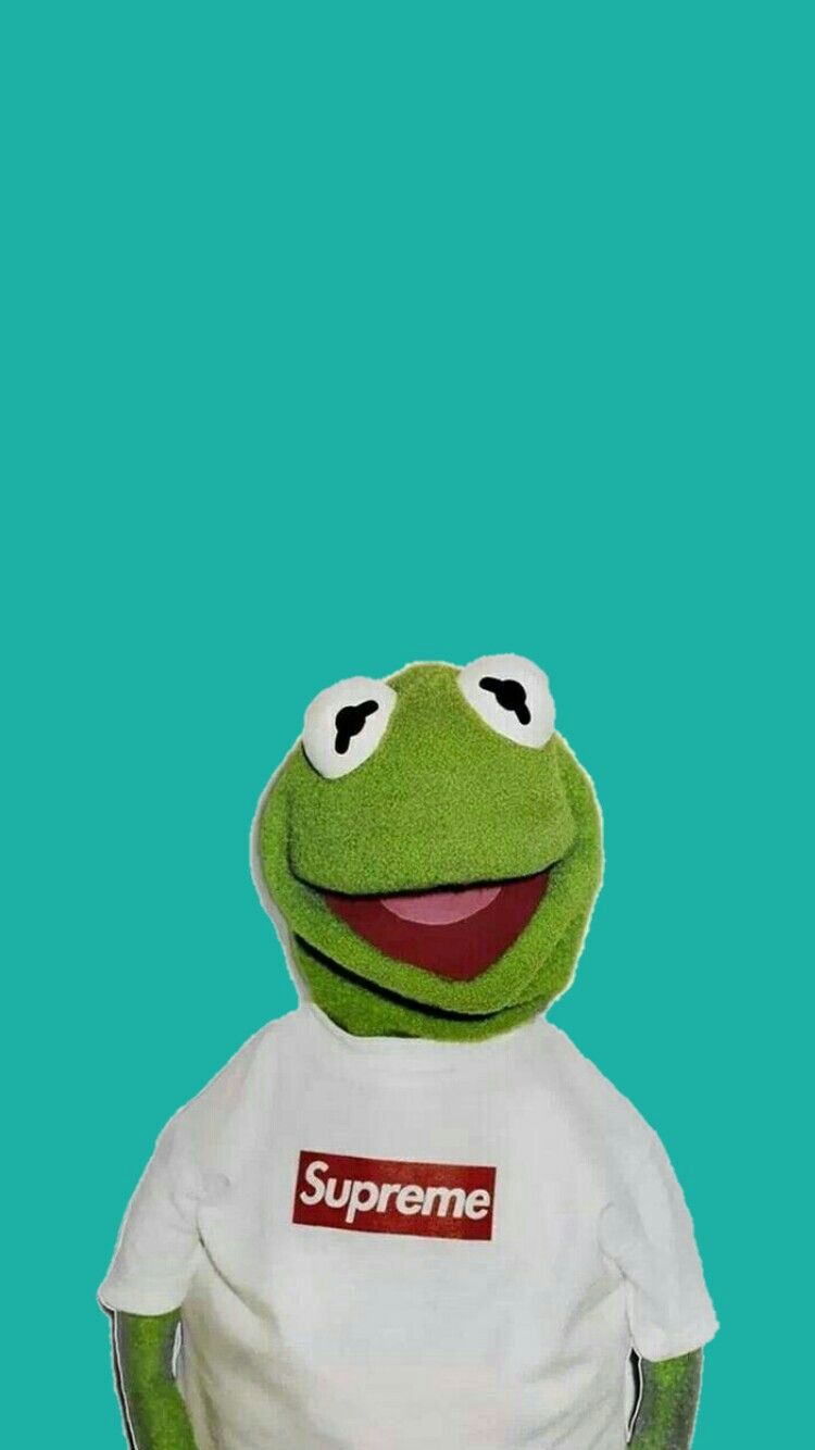 Kermit la Rana Supreme, streetwear, 1060x1500 Verticale, Mobile