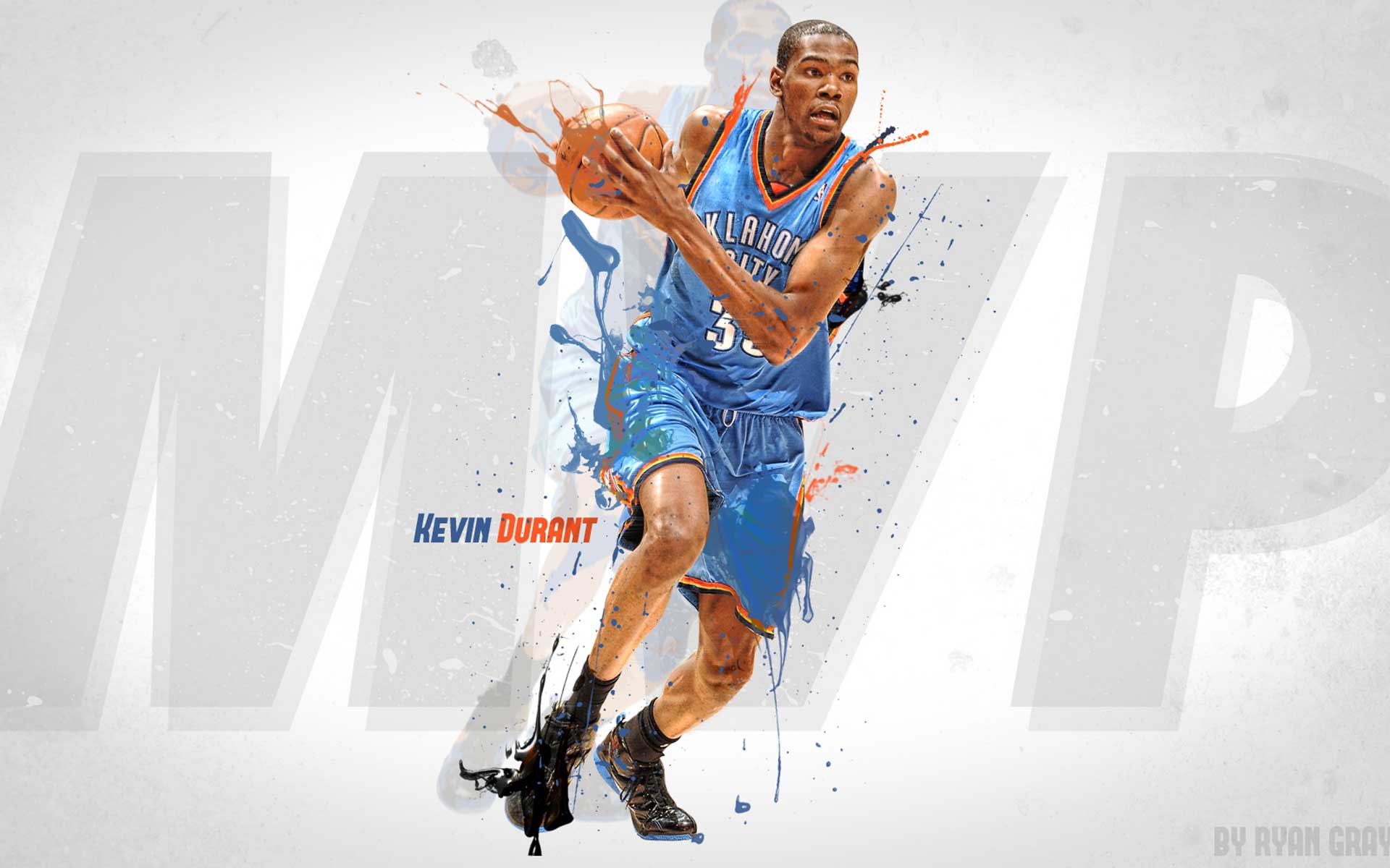 Kevin Durant basket MVP, 1920x1200 WUXGA, Desktop