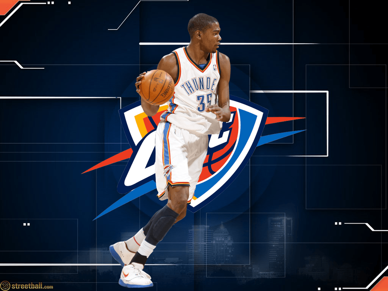 Kevin Durant Oklahoma City Thunder, 1280x960 720p, Laptop