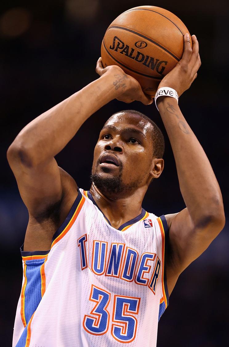 Kevin Durant Thunder basket, 744x1128 Full HD Verticale, iPhone