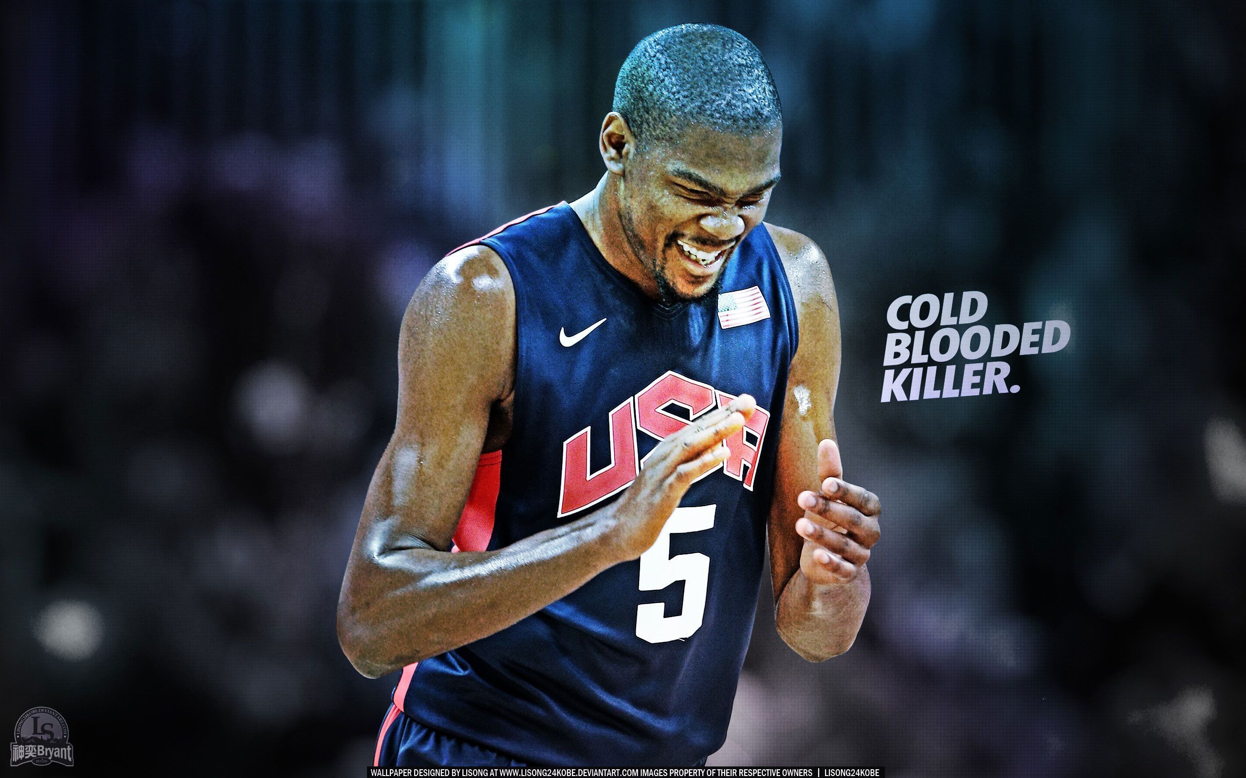 Kevin Durant maglia USA, 2560x1600 2K+, Laptop