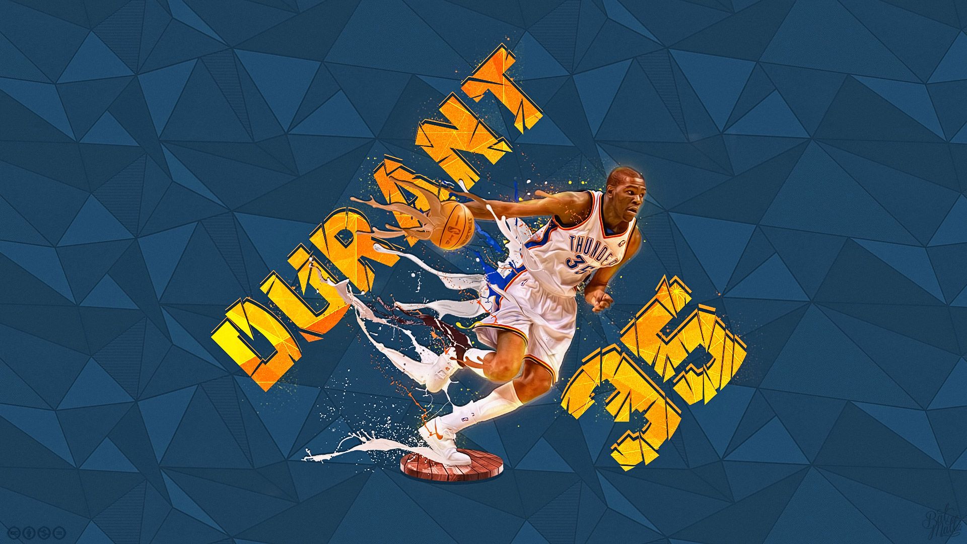 Kevin Durant maglia 35, 1366x768 720p, iMac