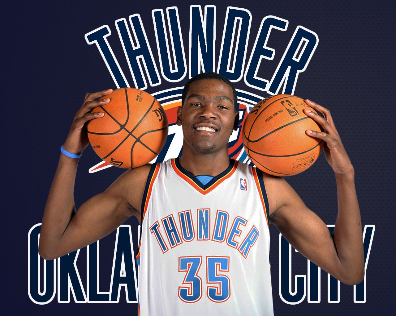 Kevin Durant Oklahoma City Thunder, 1280x1024 720p, Laptop