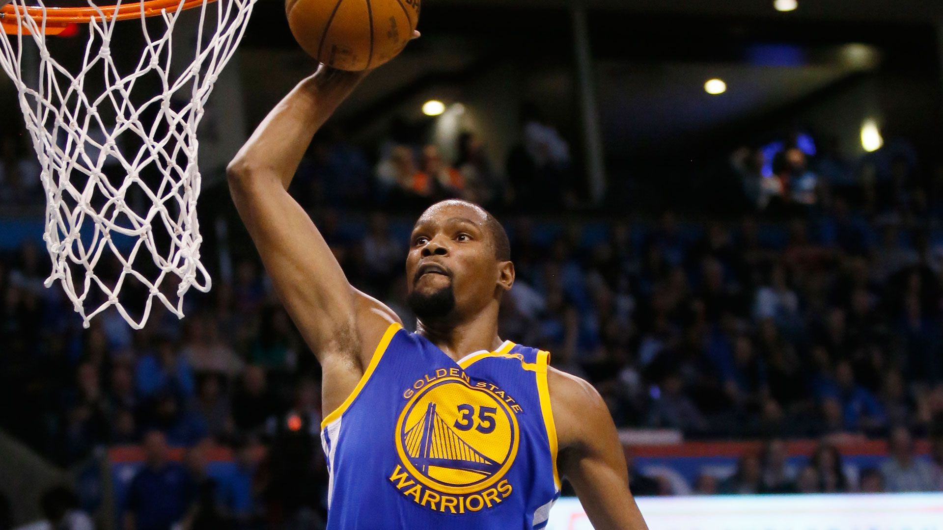 Kevin Durant Warriors schiacciata, 1920x1080 1080p, PC Desktop