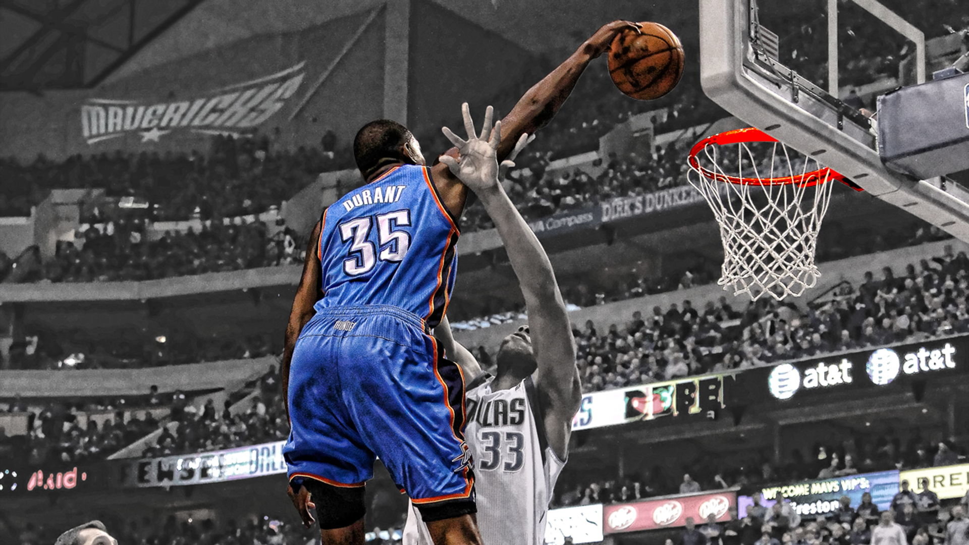 Kevin Durant basket, 1920x1080 1080p, Desktop