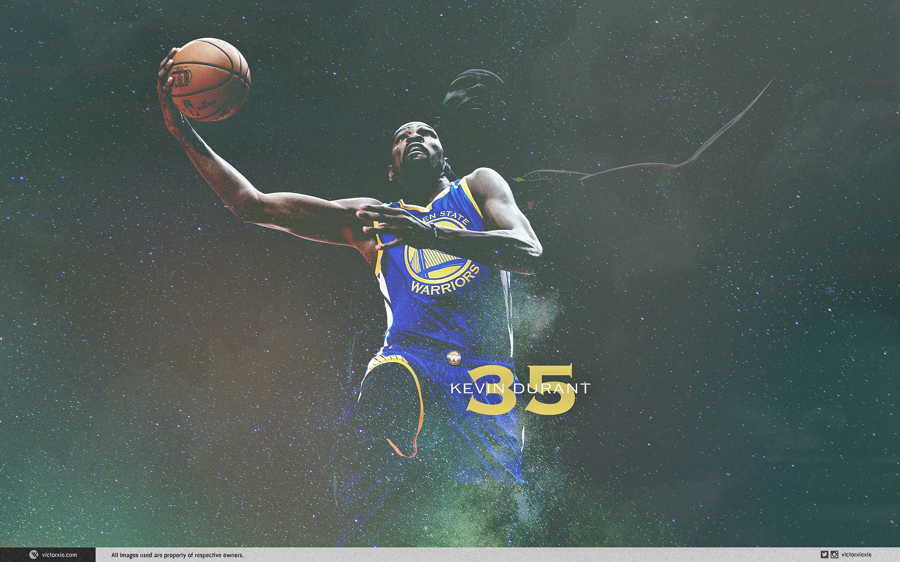 Kevin Durant Thunder basket giallo, 1024x768 HD, Desktop