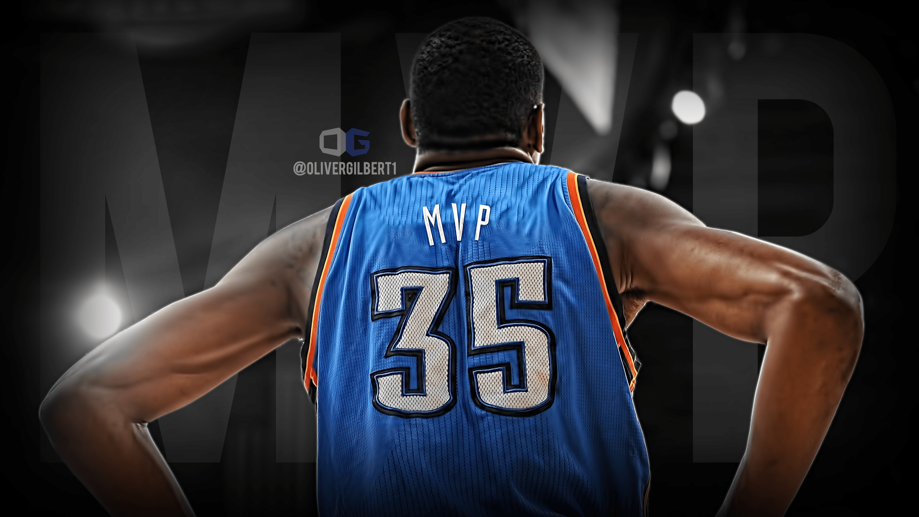 Kevin Durant maglia numero 35, 3000x1688 2K+, Desktop