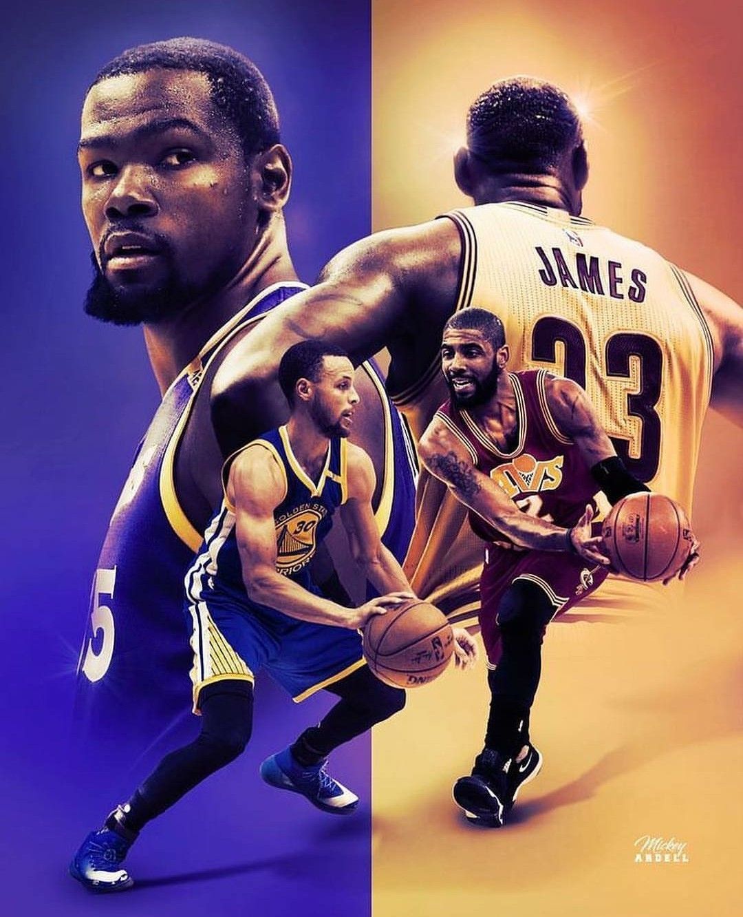 Kevin Durant, Curry, LeBron James, Los Angeles Lakers, 1080x1332 Full HD Verticale, iPhone