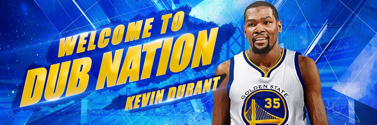 Kevin Durant Golden State Warriors, 1600x533 Panoramico, Dual Screen