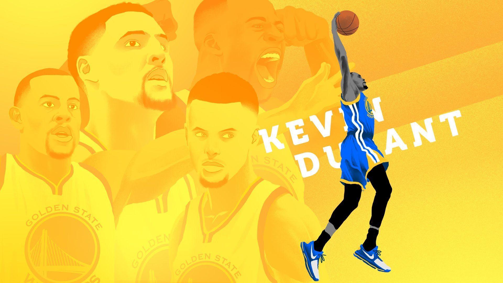 Kevin Durant schiacciata Warriors, 1920x1080 Full HD, Desktop