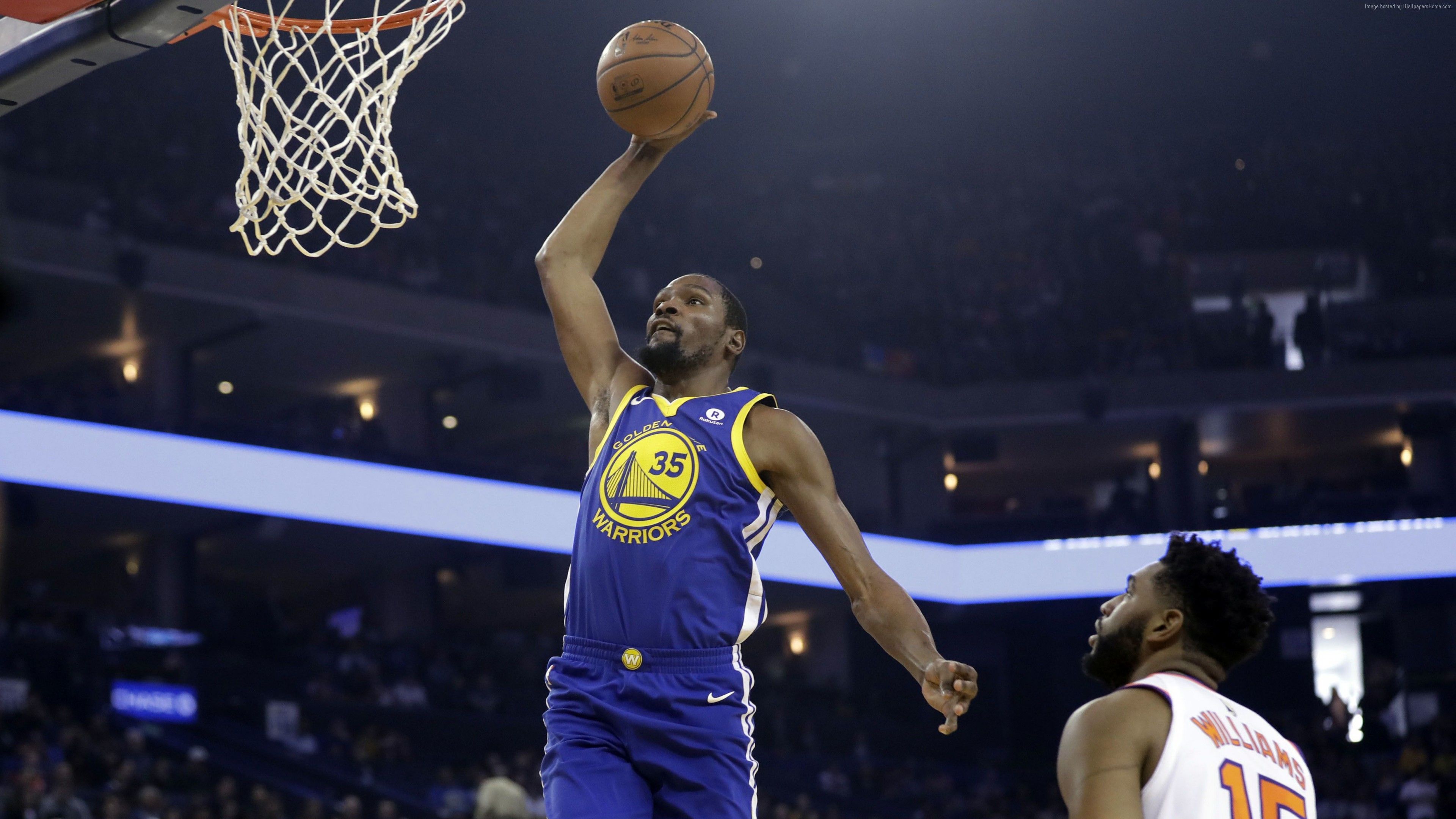 Kevin Durant schiacciata Warriors, 3840x2160 UHD, Monitor 4K