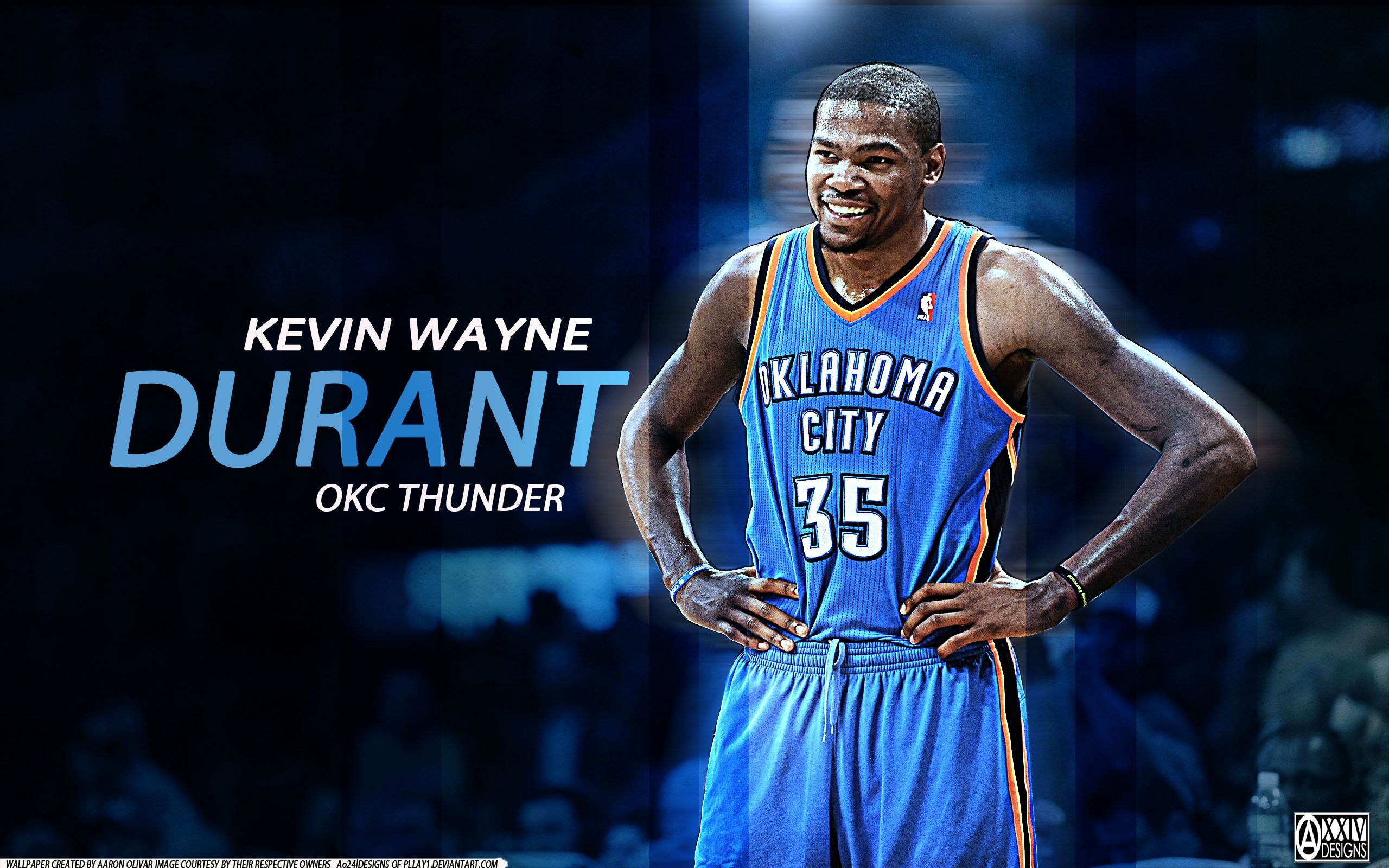 Kevin Durant OKC Thunder, Golden State Warriors, 2560x1600 2K+, Laptop