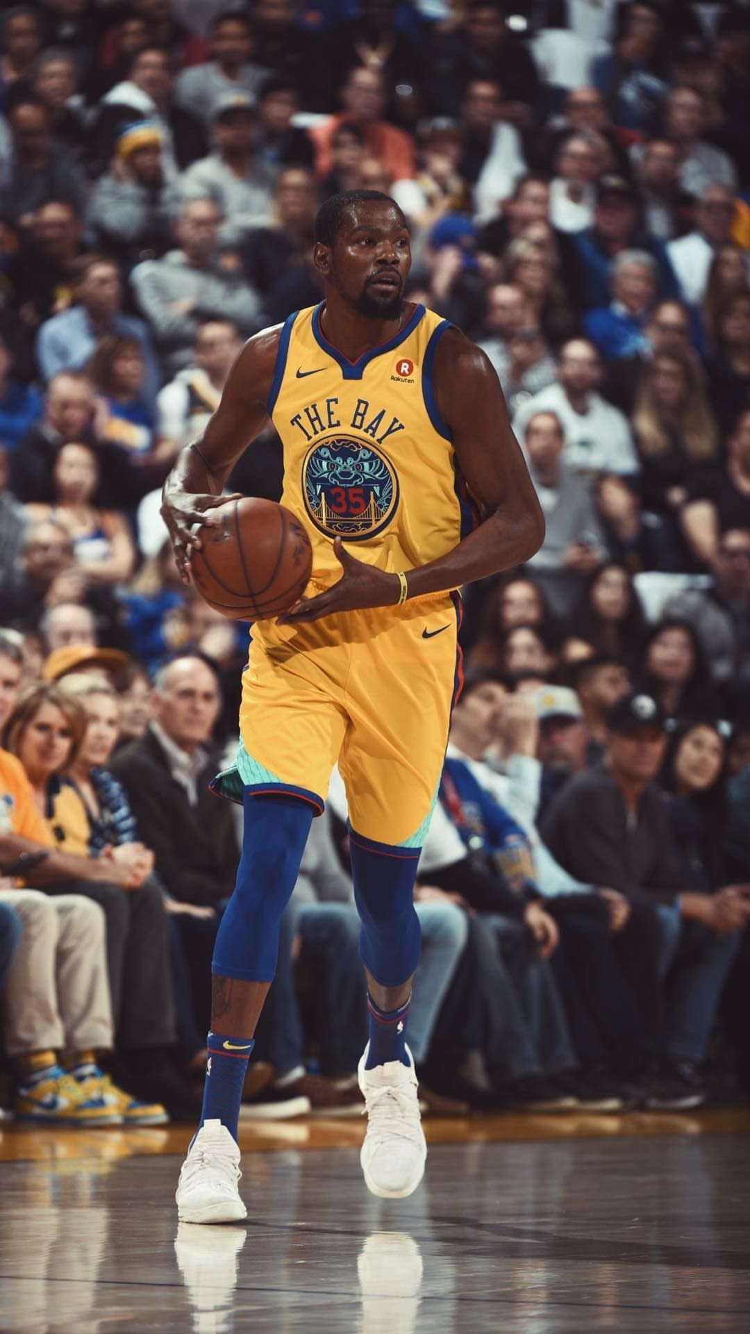 Kevin Durant Warriors basket, 1080x1920 Full HD Verticale, iPhone