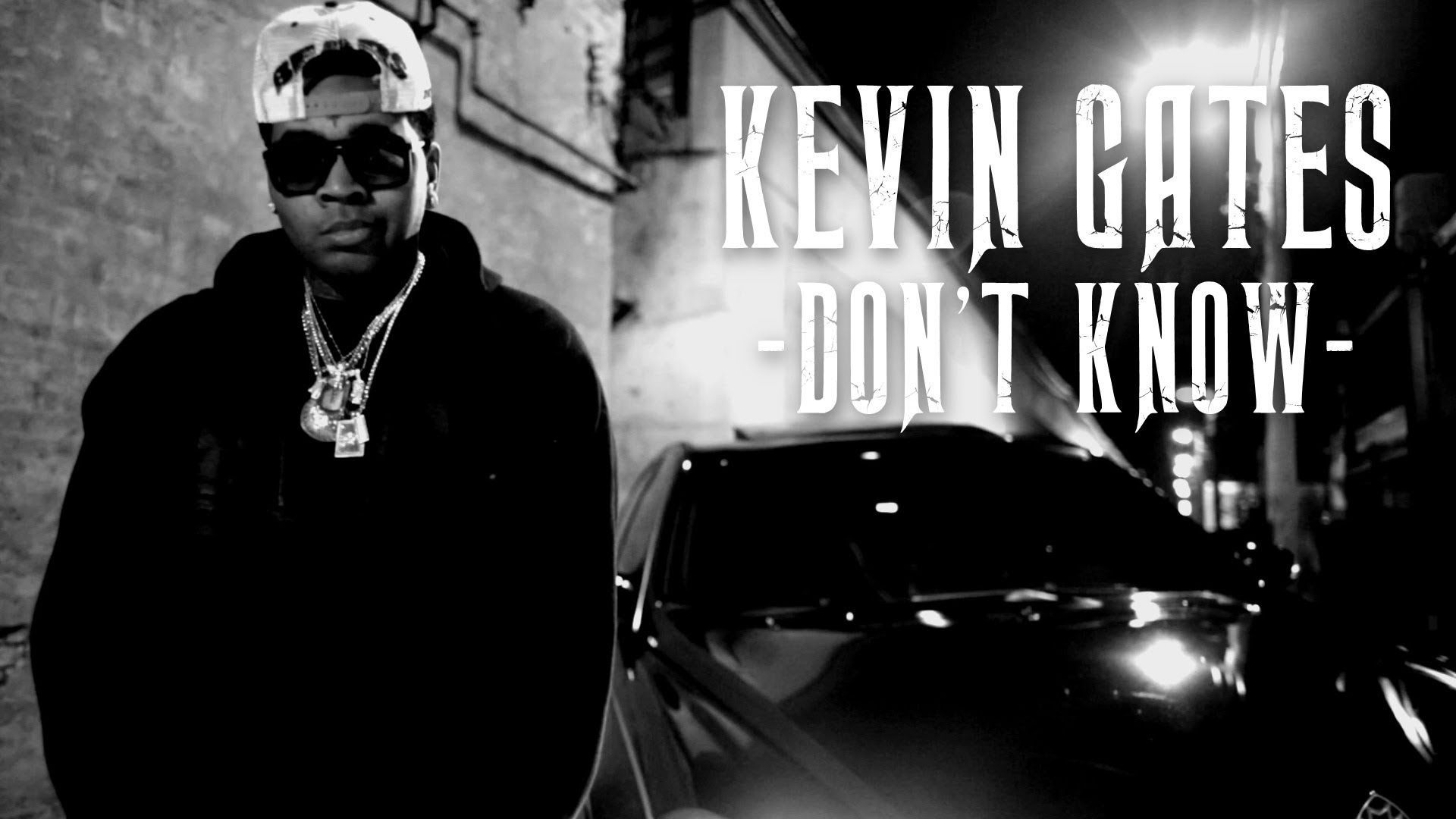 Kevin Gates in bianco e nero, 1920x1080 Full HD 1080p, PC
