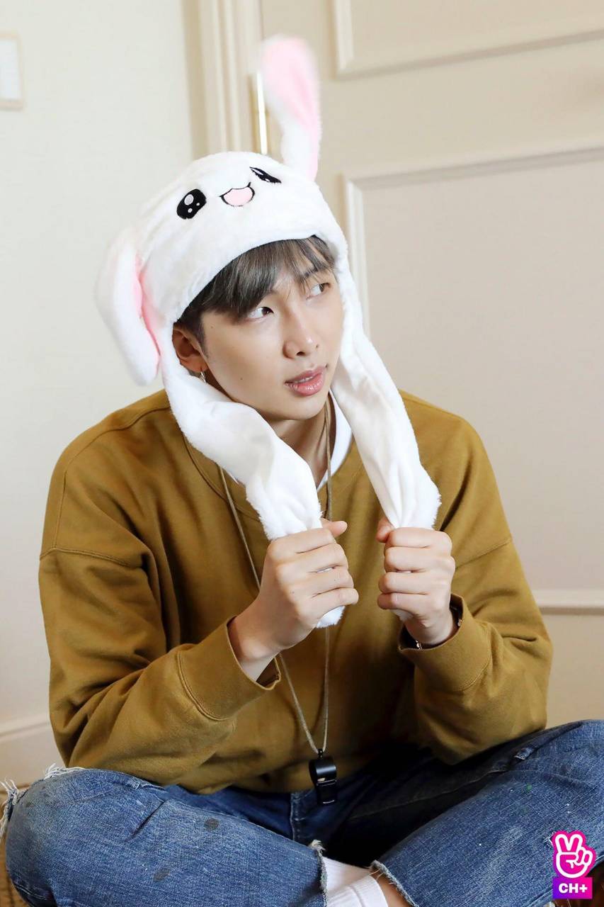 RM BTS cappello coniglio, 853x1280 Full HD Verticale, iPhone
