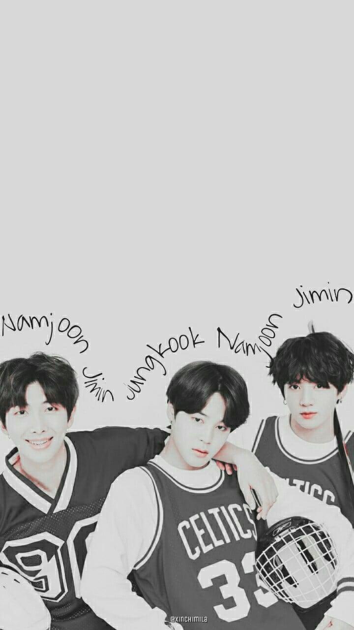 Namjoon Jungkook Jimin BTS basket, 720x1280 Verticale, Mobile