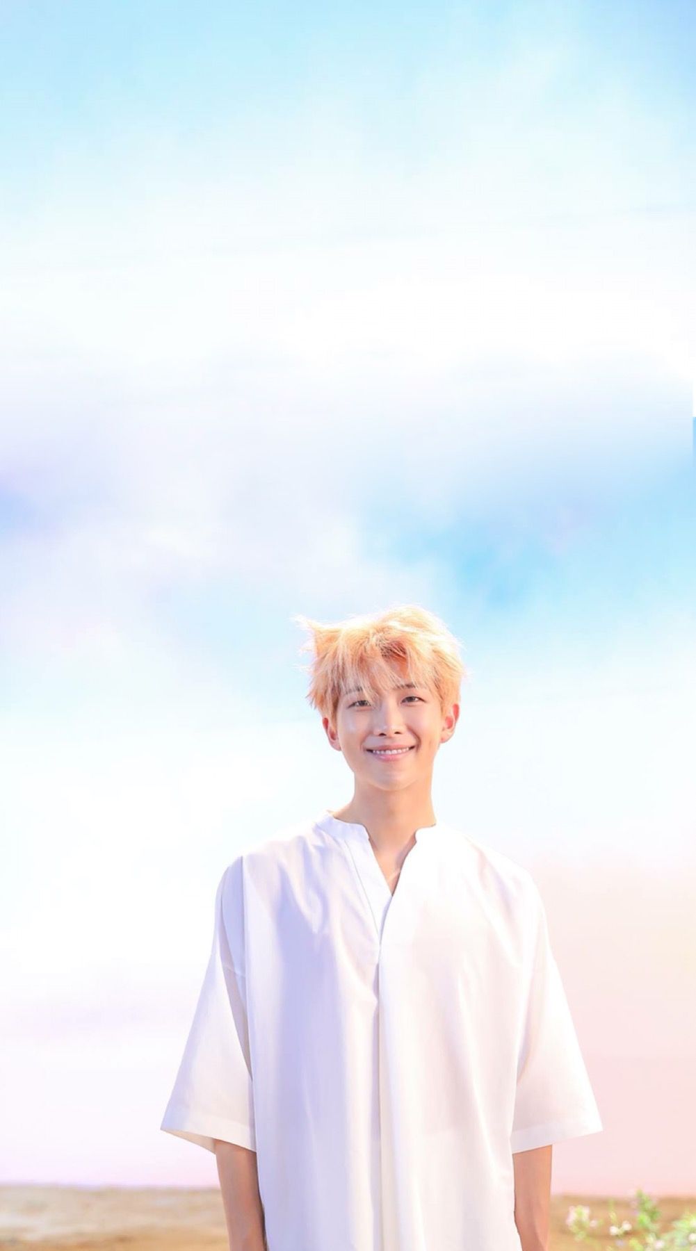 Kim Namjoon RM BTS spiaggia, Bangtan Sonyeondan, 1001x1800 Full HD Verticale, Smartphone