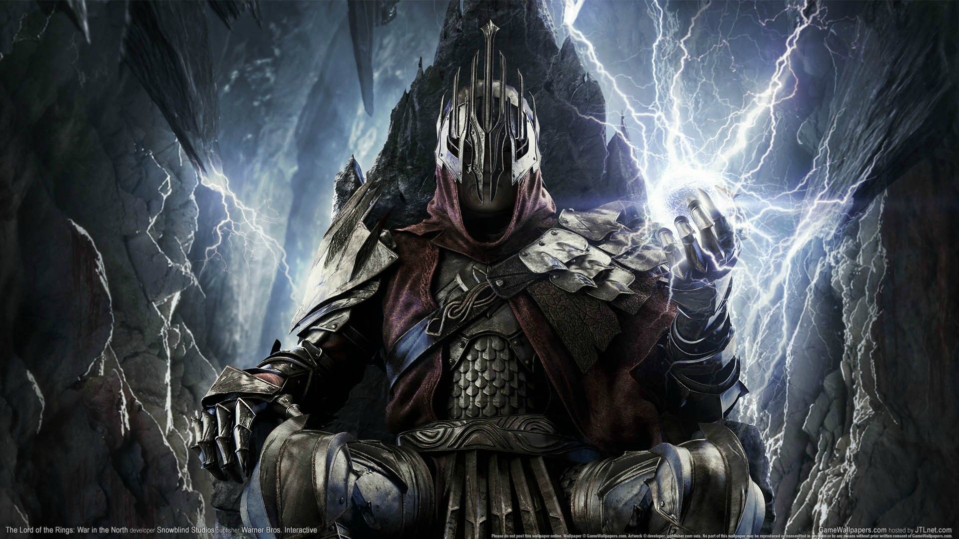 Re Anime su trono, fulmini, 1920x1080 Full HD, PC