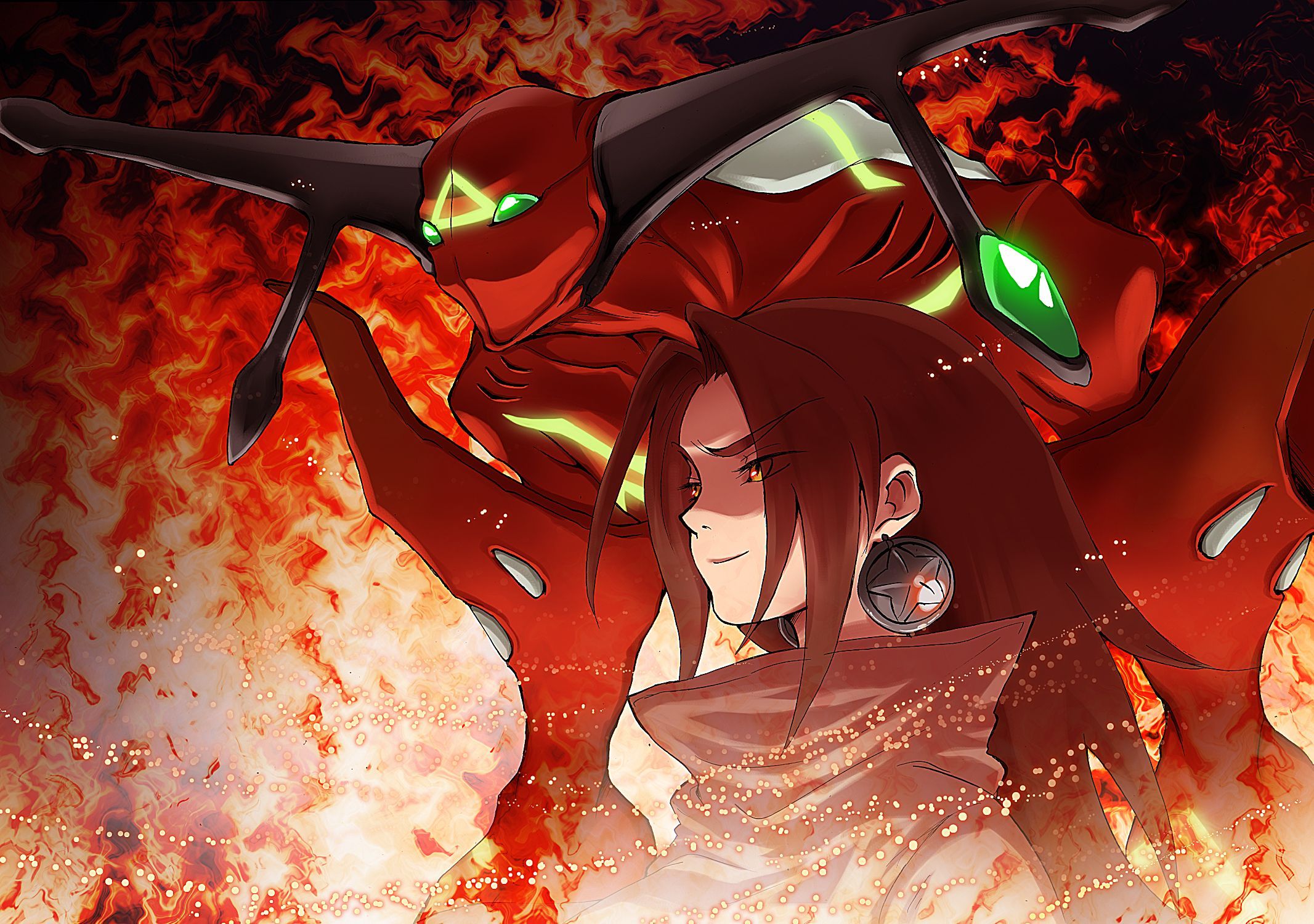 Shaman King Hao Asakura fiamme, 2133x1500 Hi-Res, PC Desktop