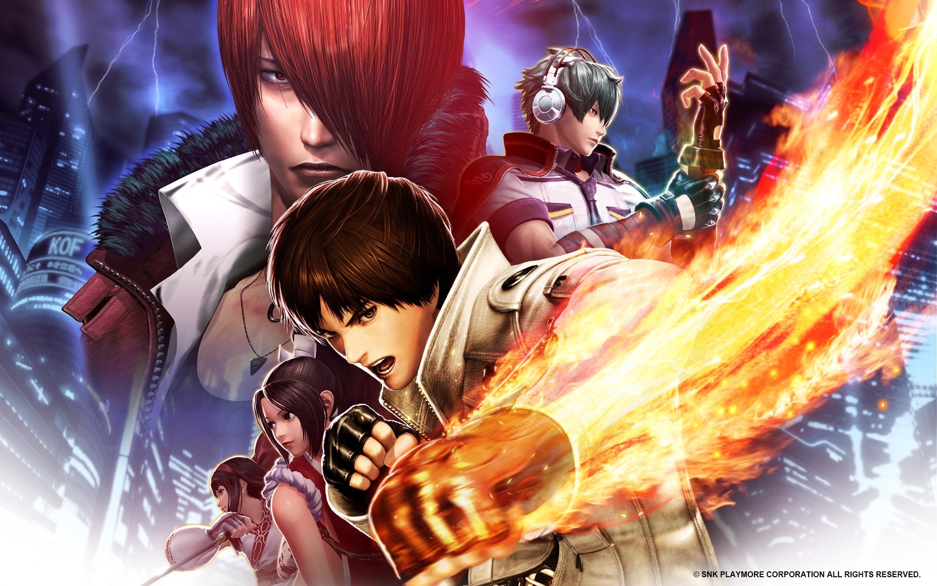 King of Fighters personaggi fiamma, 1920x1200 Full HD+, Desktop