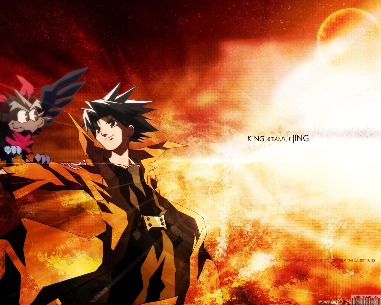 King of Bandit Jing anime, 1280x1024 HD, Notebook Gaming