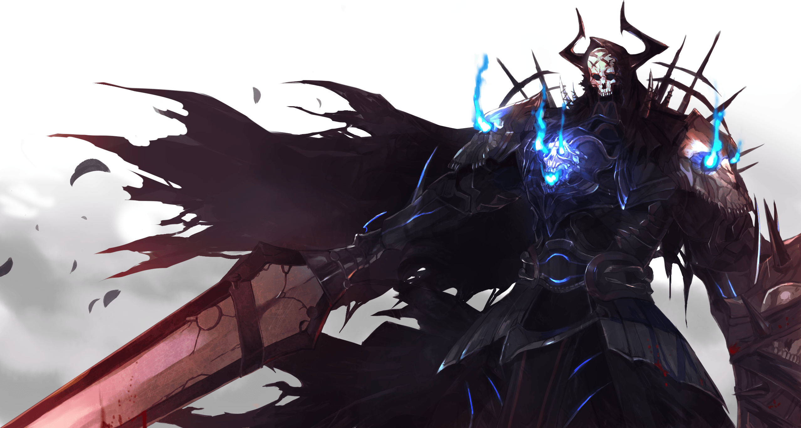 King Hassan Fate armatura scura, 2556x1366 2K, PC Desktop