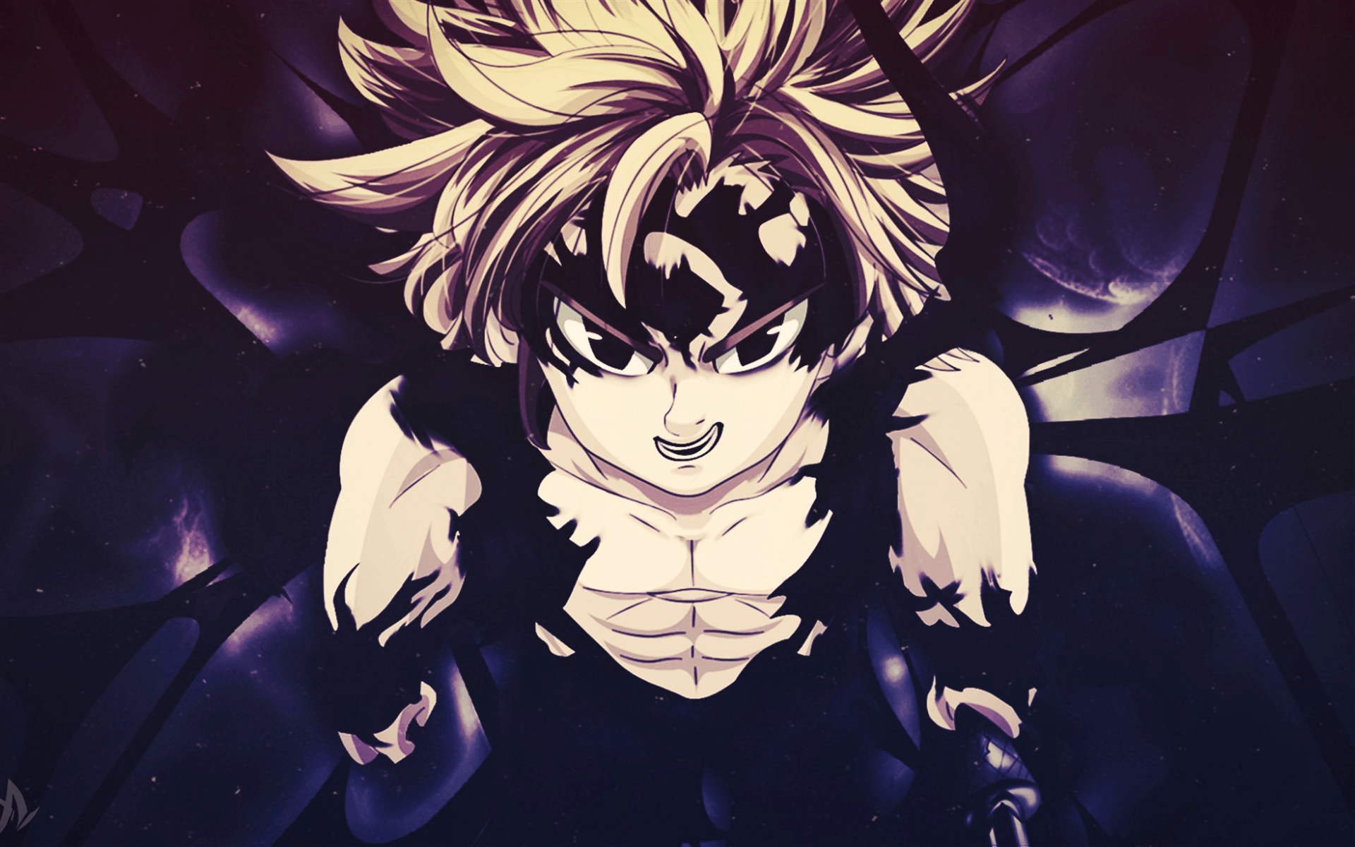 King Seven Deadly Sins anime, 1280x800 HD, Desktop