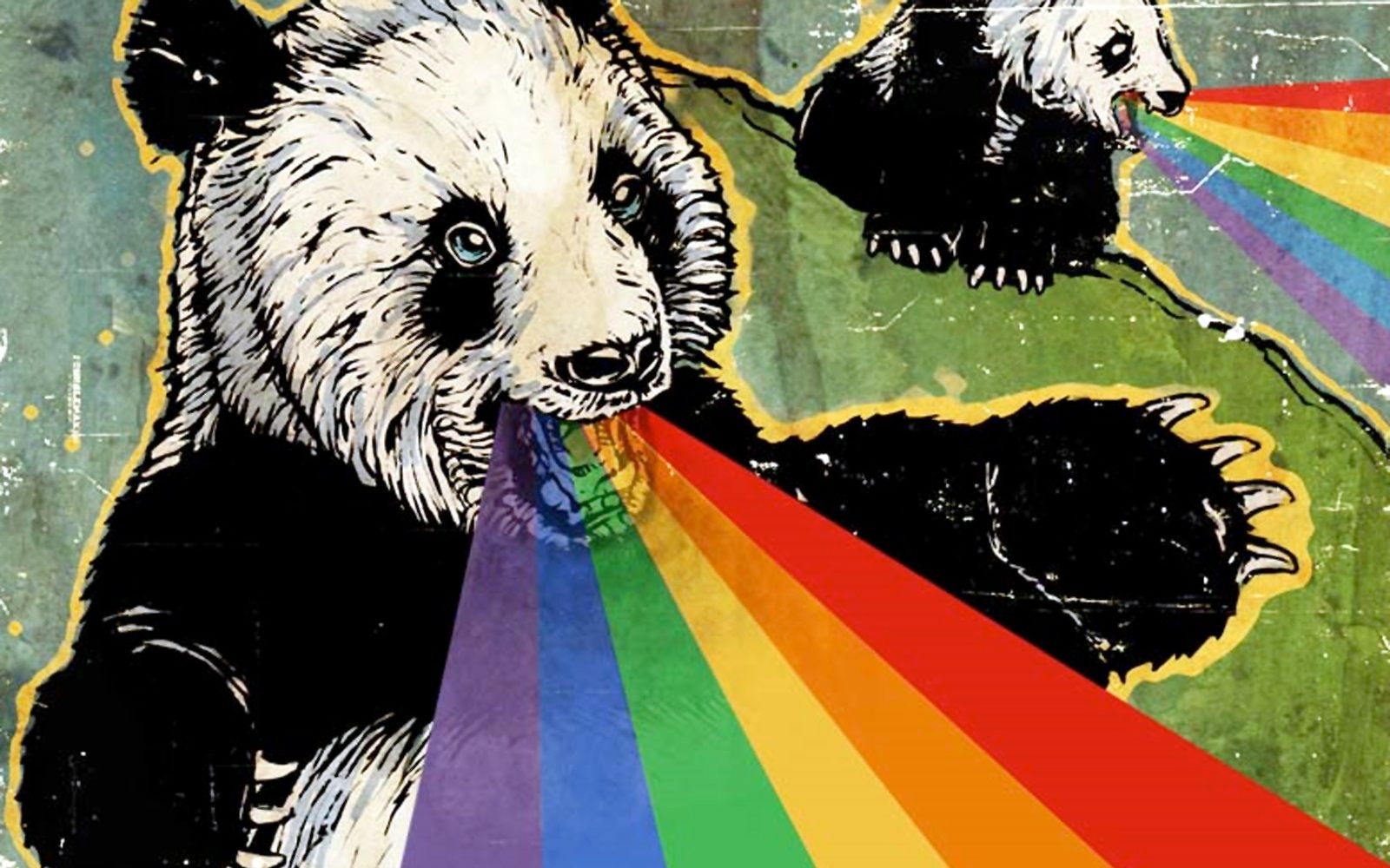 Panda che sputa arcobaleno, 1600x1000 900p, MacBook Air