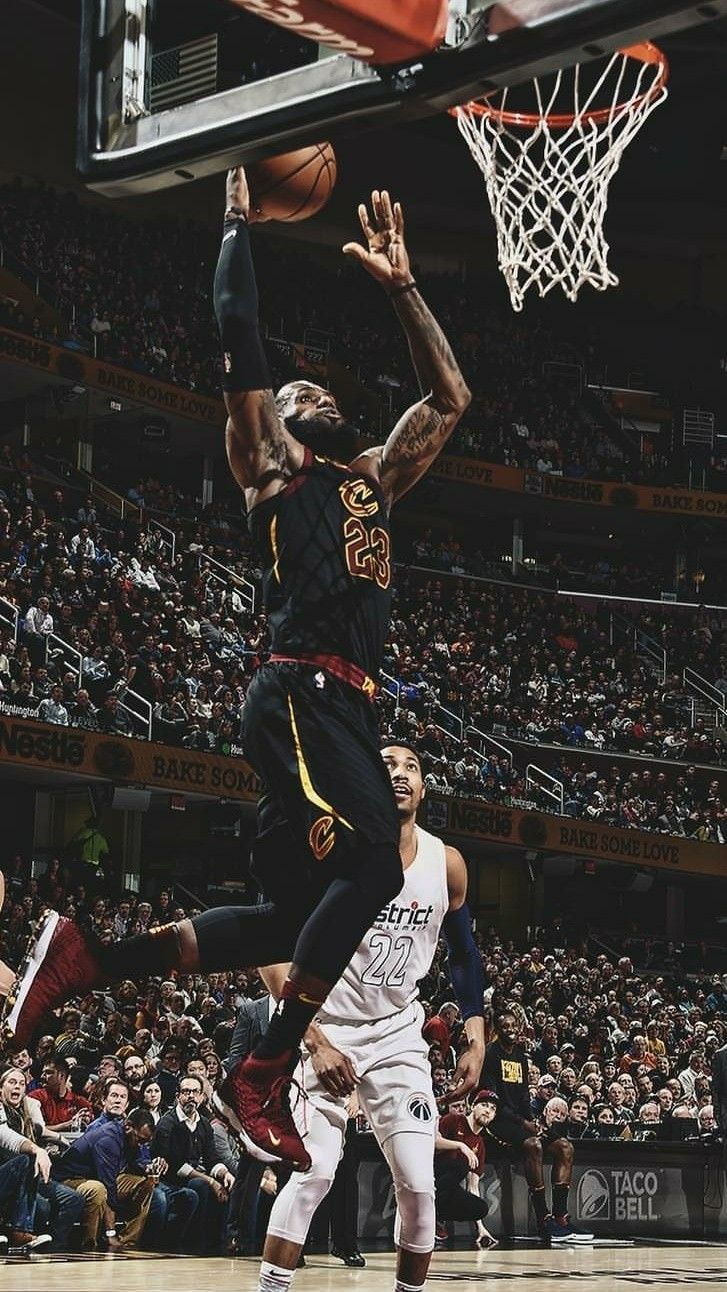 LeBron James schiacciata basket, 727x1292 Full HD Verticale, iPhone