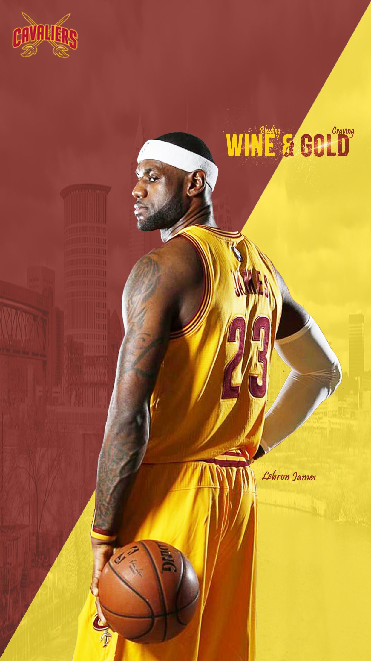 LeBron James Cleveland Cavaliers, 1242x2208 Full HD Verticale, Smartphone