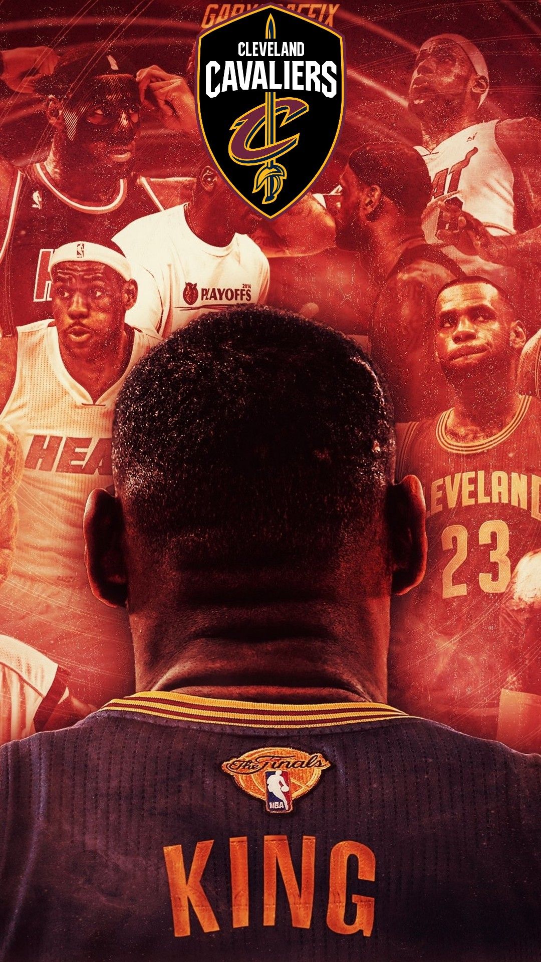 LeBron James Cleveland Cavaliers, 1080x1920 Full HD Verticale, Smartphone