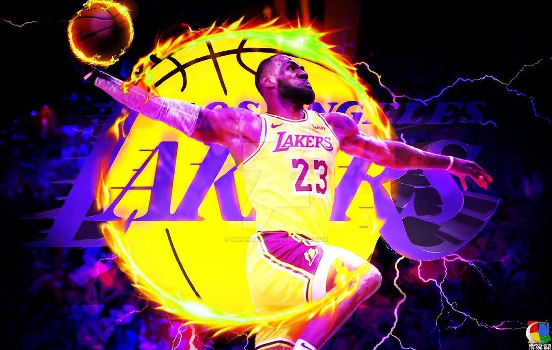 LeBron James Lakers palla fuoco, 1121x712 HD, Desktop