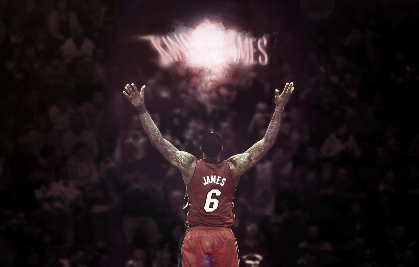 LeBron James Miami Heat, 1332x850 720p, Laptop
