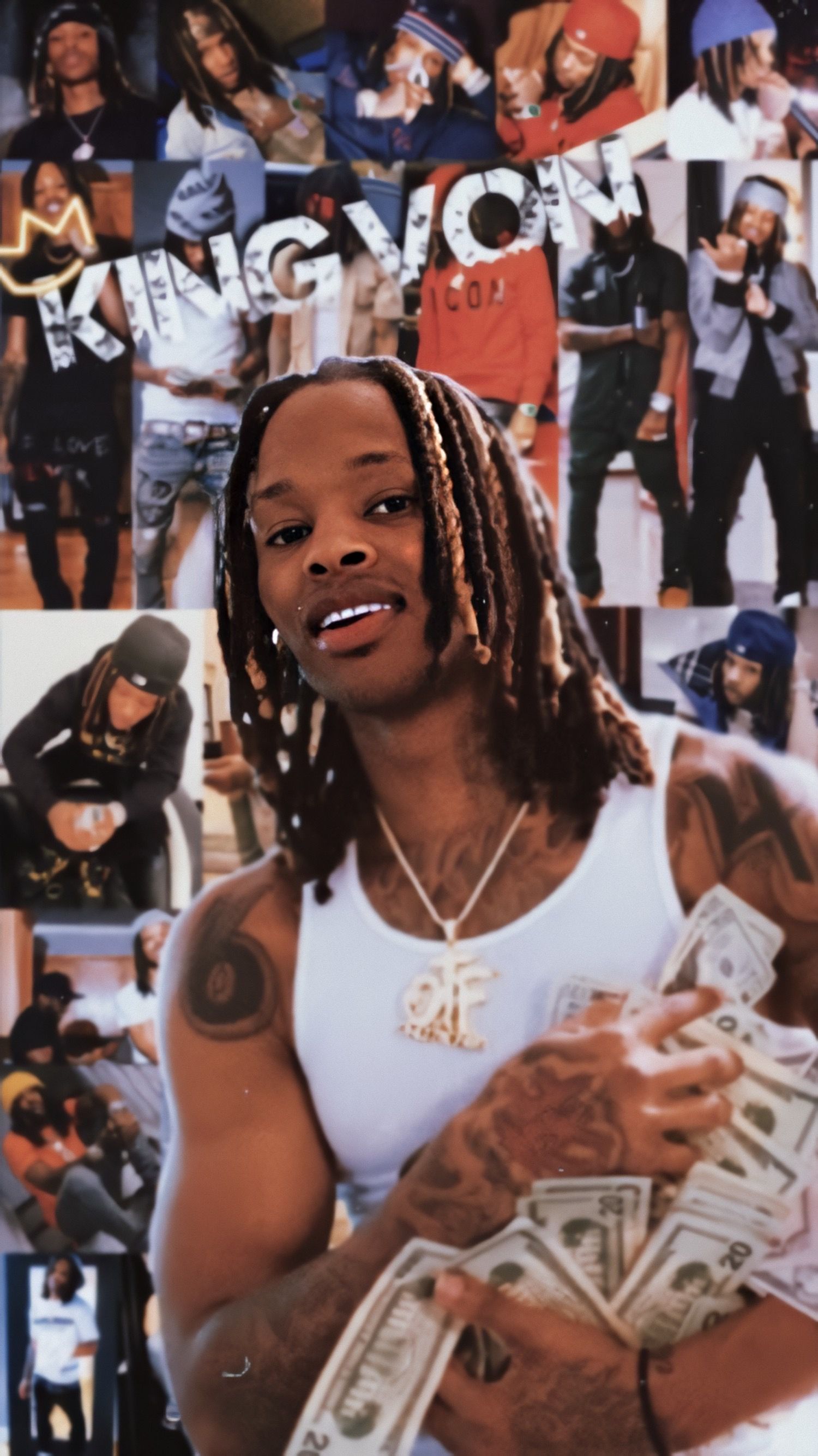 Collage King Von rapper, 1500x2668 Verticale, OnePlus