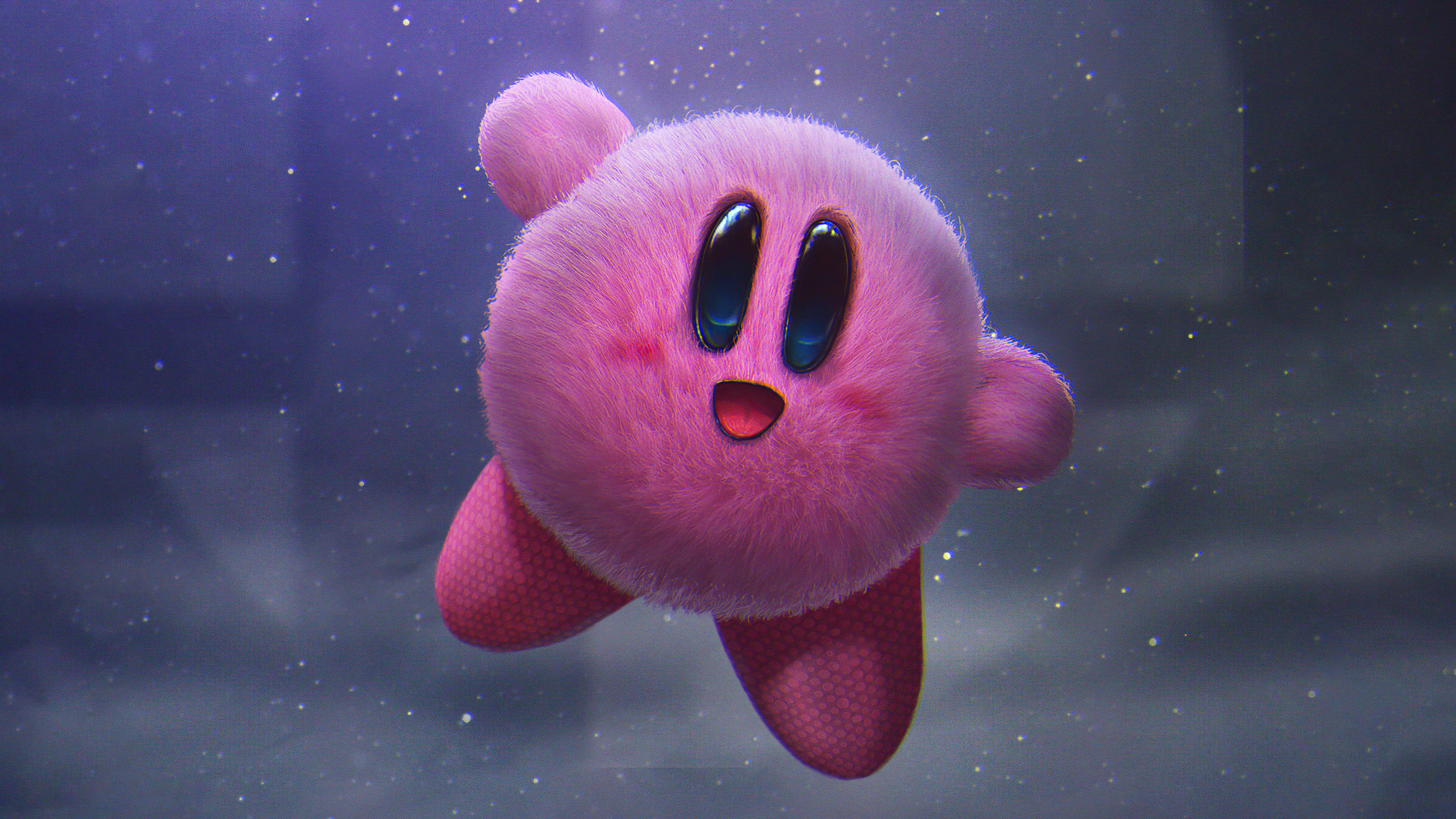 Kirby rosa peloso, 3840x2161 4K Ultra HD, Smart TV 4K