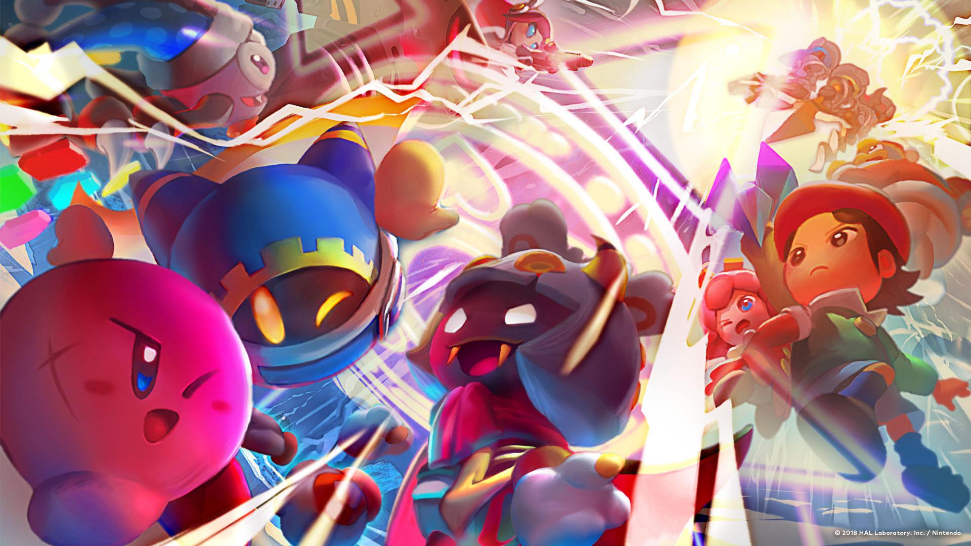 Kirby e personaggi Nintendo, console giapponese, 1920x1080 Full HD, PC