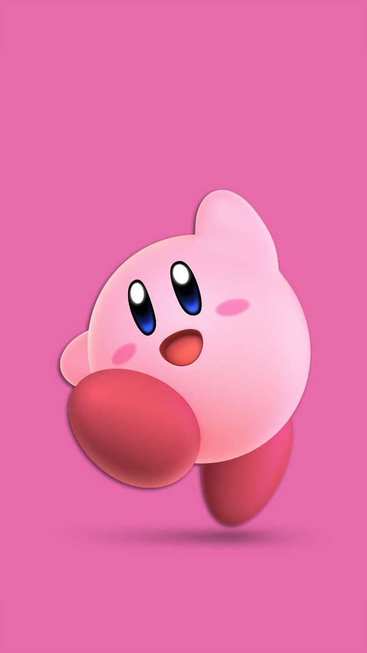 Kirby su sfondo rosa, 720x1280 Full HD Verticale, Samsung Galaxy