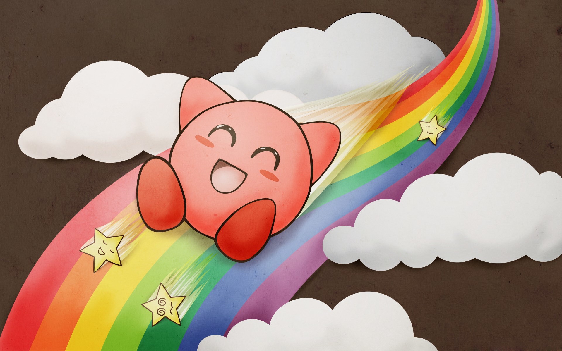 Kirby su arcobaleno, 1920x1200 Full HD+, Desktop