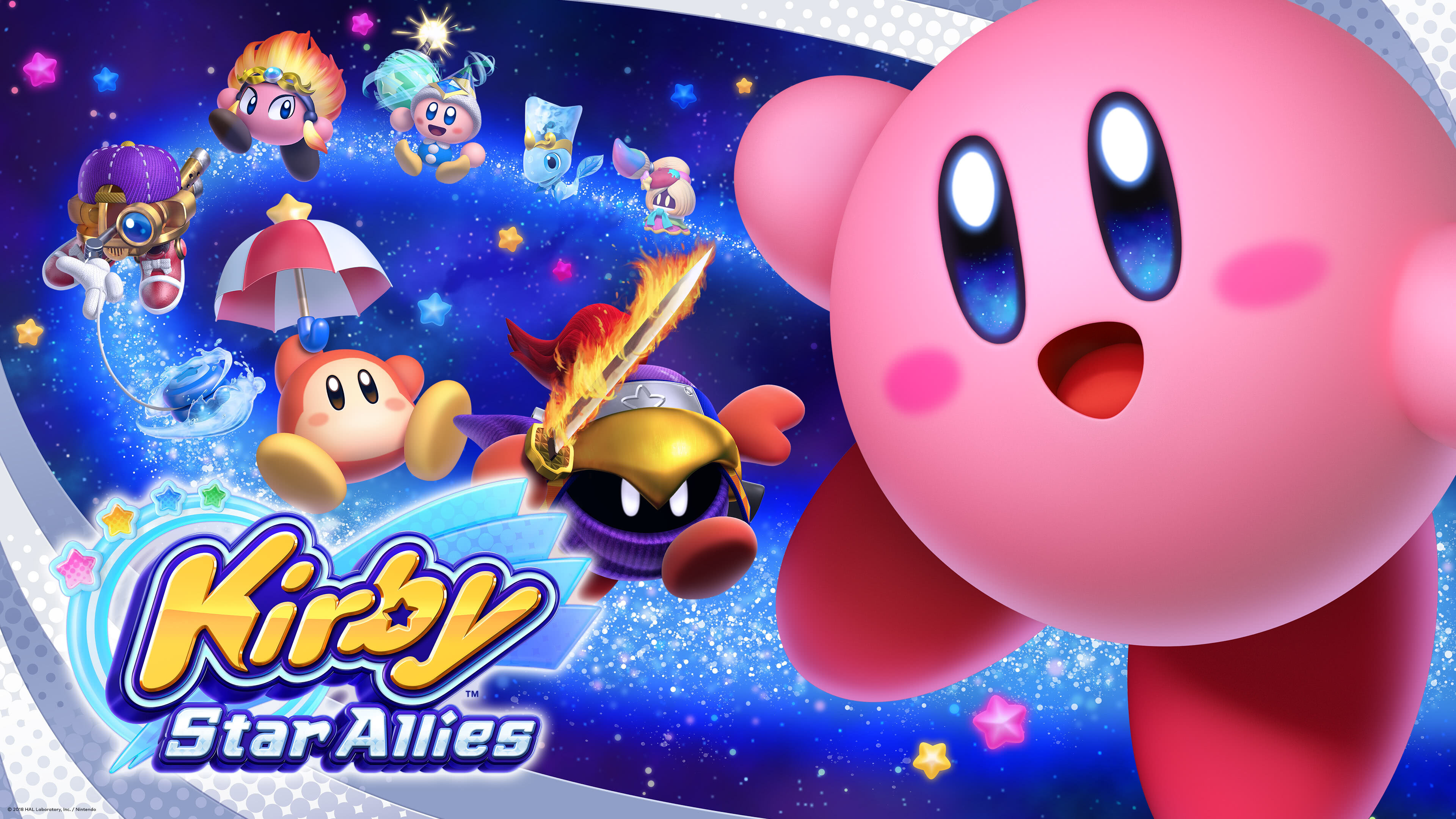 Kirby Star Allies personaggi, 3840x2160 4K, Desktop 4K