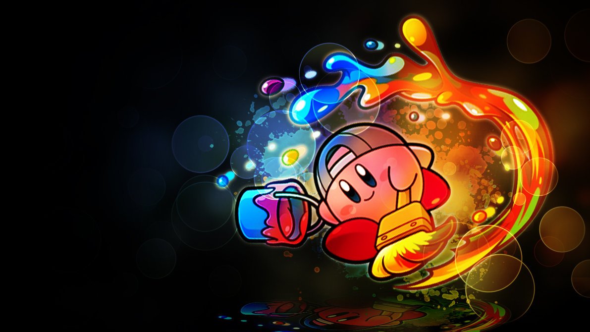 Kirby personaggio rosa colorato, 1191x670 HD, iMac