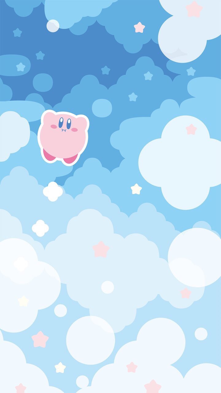 Kirby tra le nuvole, 720x1280 Verticale, Android