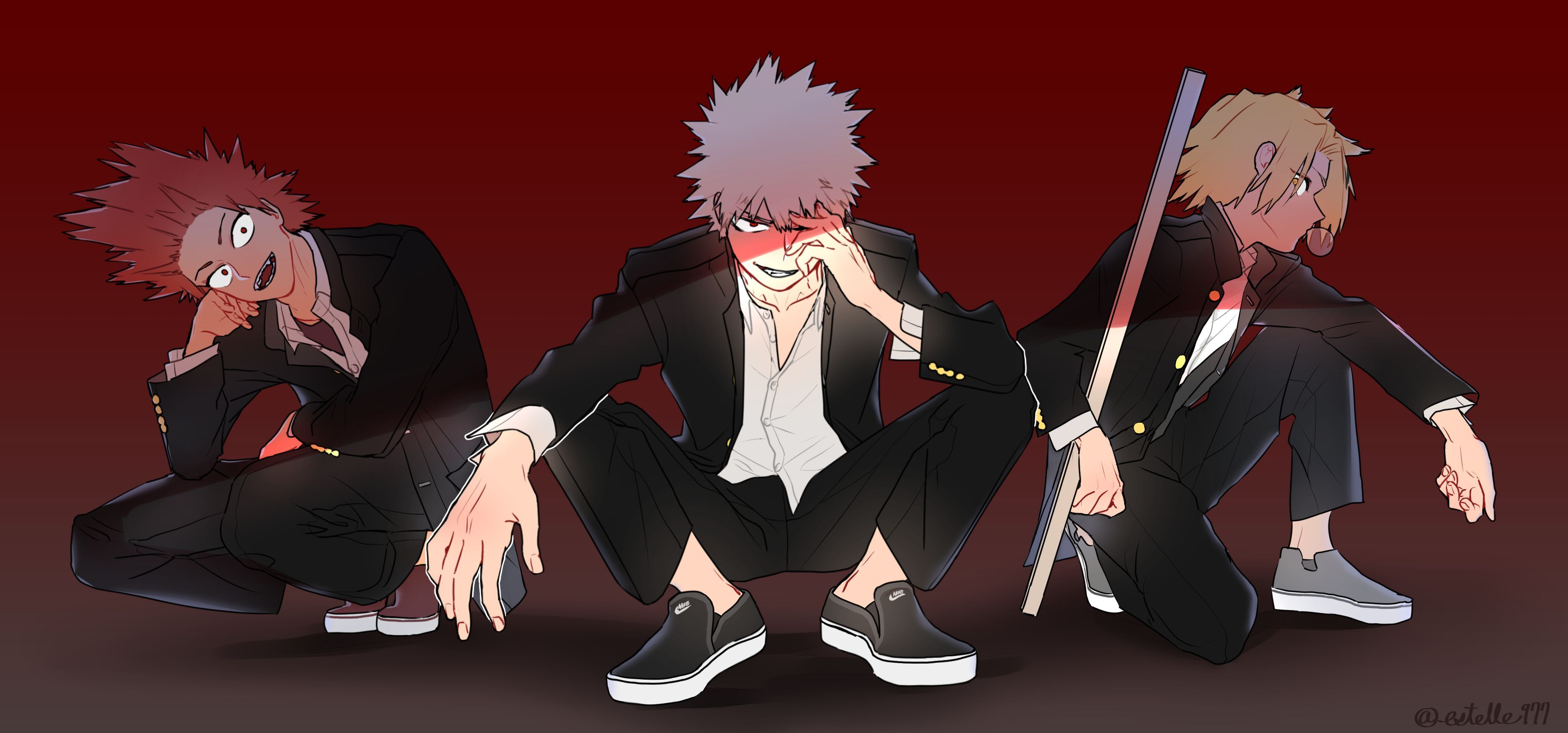 Kirishima BNHA in abito, 3710x1734 2K+, Lenovo Legion