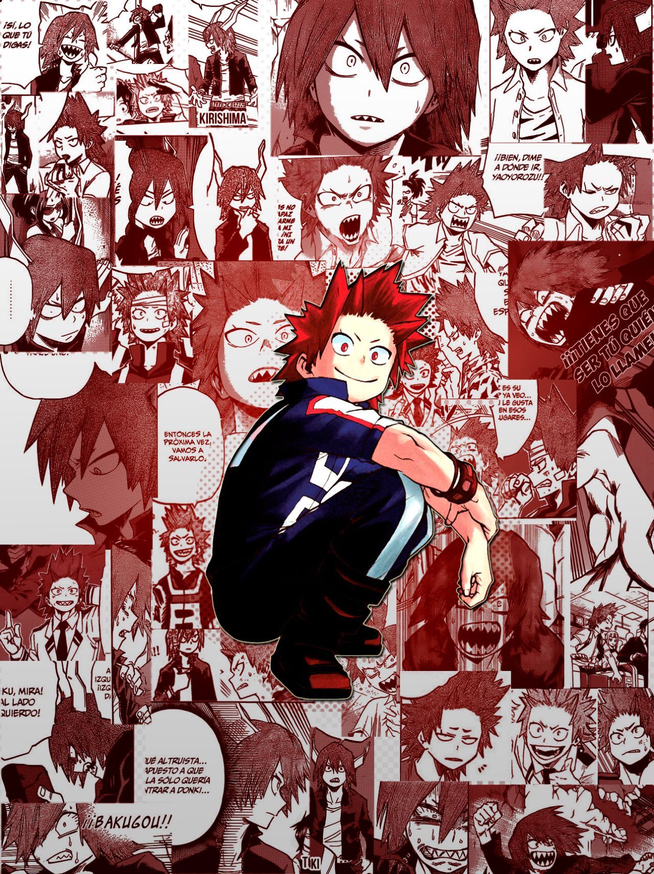 Kirishima My Hero Academia manga, 1280x1709 Verticale, POCO