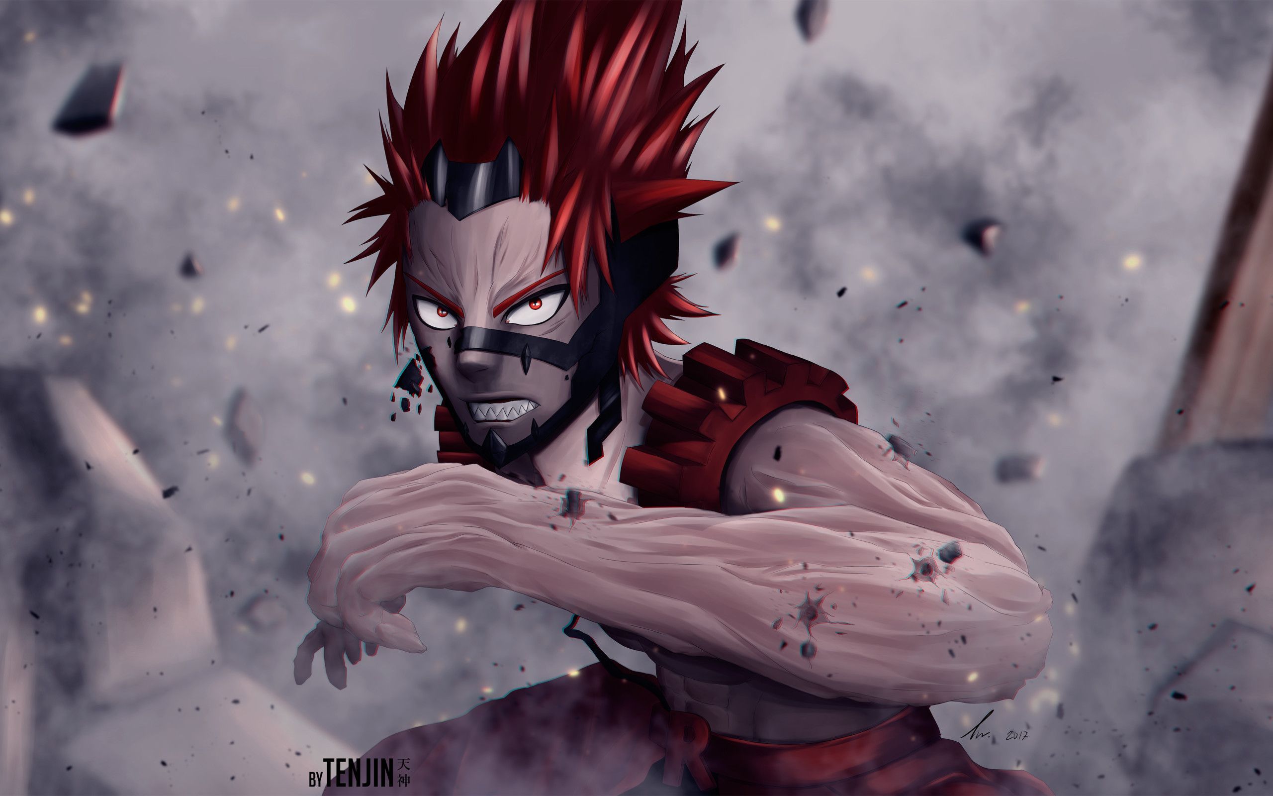 Kirishima My Hero Academia manga, eroi, 2560x1600 2K, Laptop