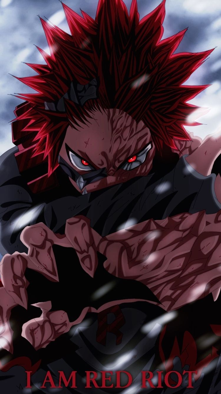 Kirishima Red Riot manga, 750x1334 Verticale, Telefono