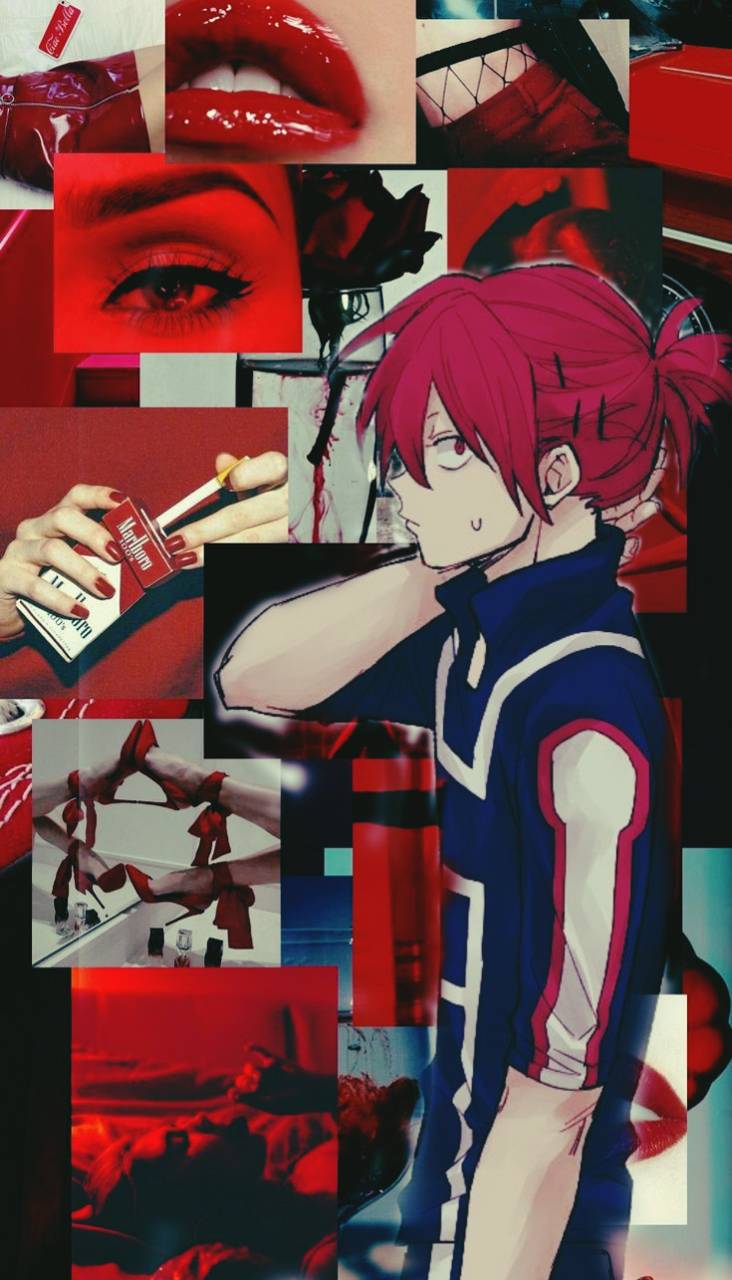 Kirishima My Hero Academia manga, 732x1280 Verticale, Telefono